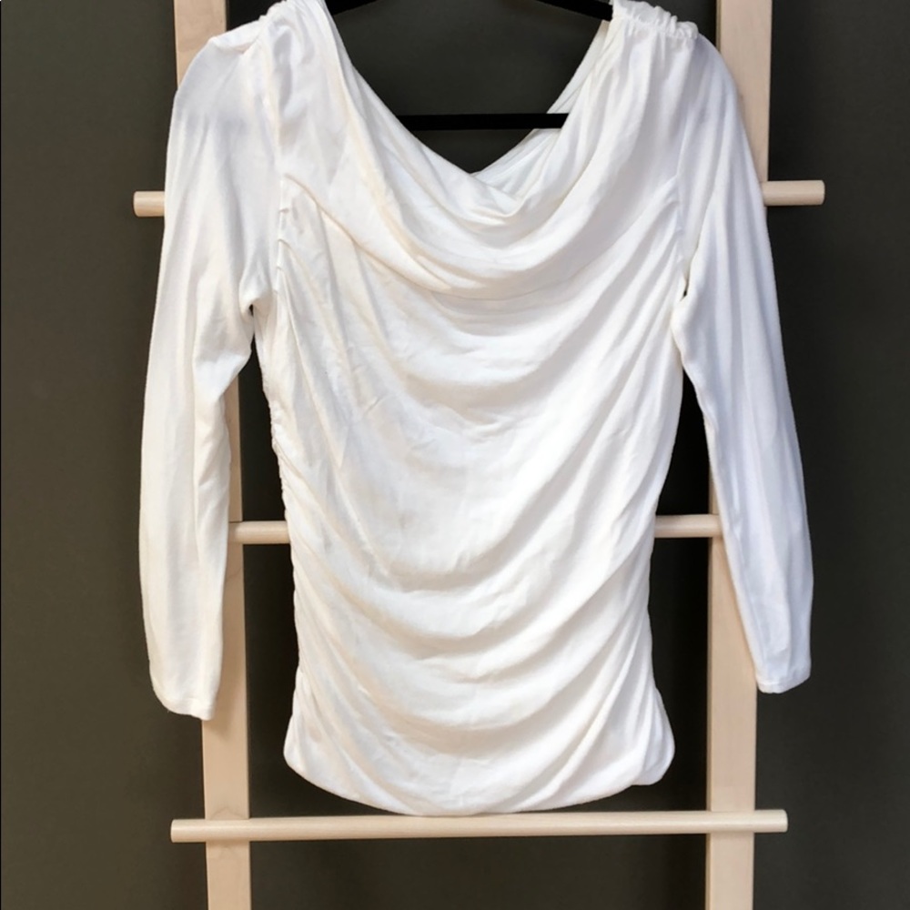 Cream Long Sleeve Joseph Shirt